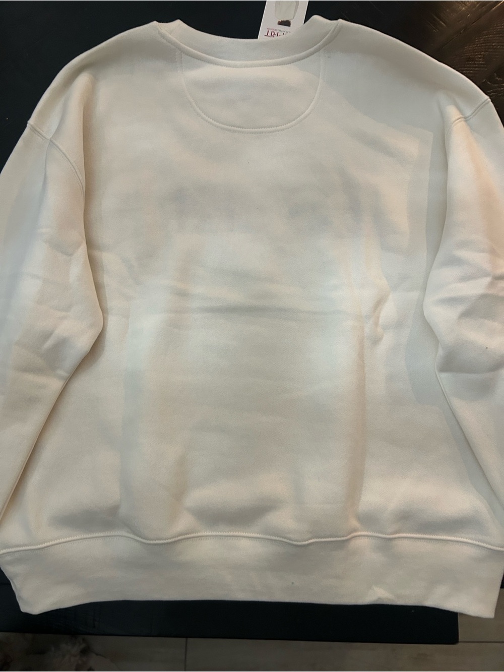 Esprit White Crewneck Sweatshirt with Multicolor Logo - Picture 3 of 3